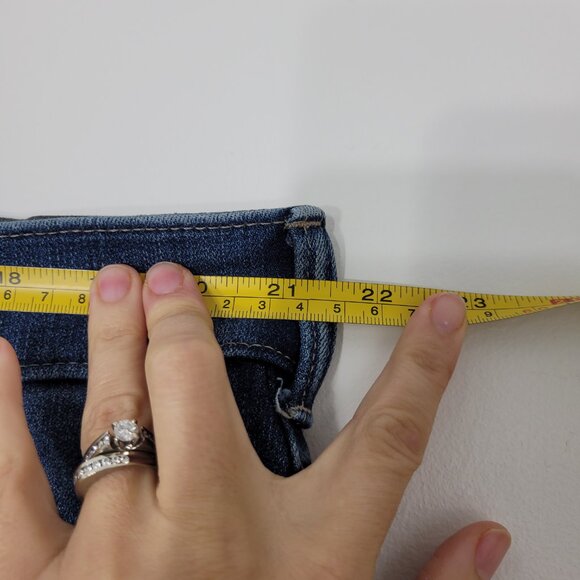 Lee Plus Women's Blue Cotton Mid Rise Slim Fit Stright Leg Denim Jeans Size 22W - Picture 14 of 16